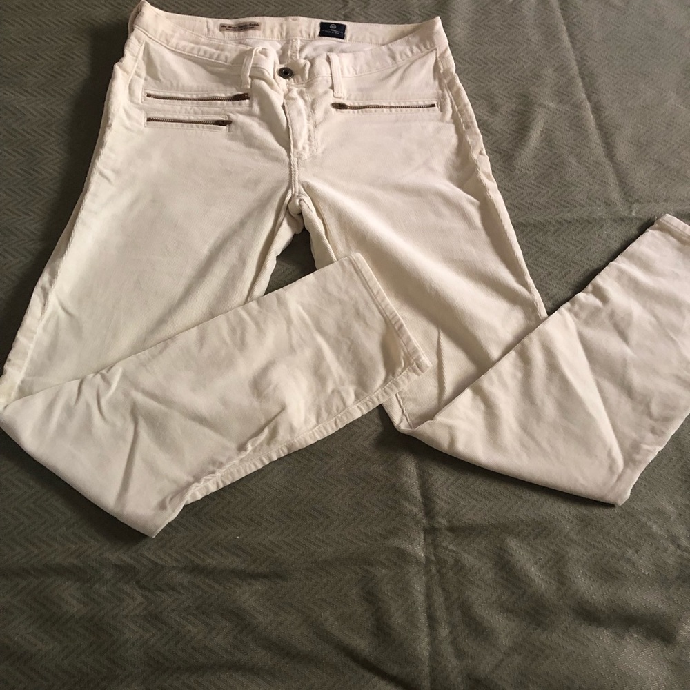 Adriano Goldschmied cream corduroy pants